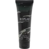 Replay Bath & Shower Products Replay signature for man all over body shampoo 100ml