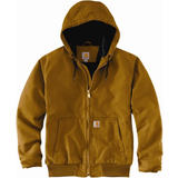 Carhartt M - Men Jackets Carhartt Men's Loose Fit Washed Duck Insulated Active Jacket - Brown