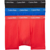 Calvin Klein Cotton Stretch Trunks 3-pack - Blue/Strawberry/Black