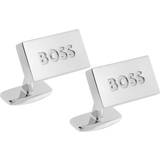 Hugo Boss Cufflinks Hugo Boss B-Iconic Men's Rectangular Logo Engraved Cufflinks