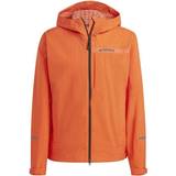 Adidas Rain Jackets & Rain Coats adidas Men's Terrex Multi Rain.Rdy 2.5-Layer Rain Jacket - Semi Impact Orange