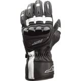 Motorcycle Gloves Rst 10, Black White Pilot Mens Motorbike Leather Gloves CE Approved Sports Motorcycle Glove