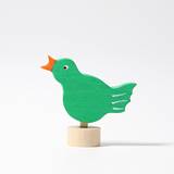 Wooden Toys Interactive Toys Grimms Decorative Figure Singing Bird