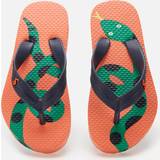 Joules Children's Shoes Joules Kids' Lightweight Summer Sandals Orange Snake Toddler