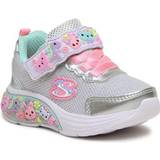 Skechers Trainers Skechers Girl's My Trainers Silver/Multi Textile