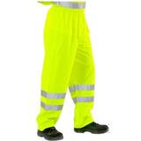4XL Work Pants Click BSeen High Visibility Yellow Overtrousers NWT3199-XXL