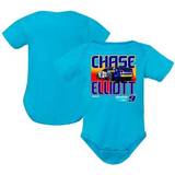 Infant Hendrick Motorsports Team Collection Turquoise Chase Elliott Bodysuit