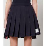 Thom Browne Pleated Cotton-Jersey Mini Skirt IT 44/UK