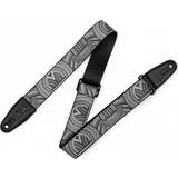 Straps on sale Levy's Poly Tattoo Series Guitar Strap, B&W Tribal