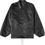 Essentials Clothing Essentials Black Drawstring Jacket Jet Black