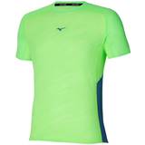 Mizuno Sportswear Garment Tops Mizuno Aero Running Shirts Men Green