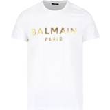 Balmain Tops Balmain Logo Print Short Sleeved T-shirt - White