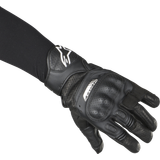 Leather Motorcycle Gloves Alpinestars Sp Gloves Black