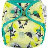 Close Cloth Diapers Close Pop-in Single Reusable Nappy One Size Birth to Potty Bamboo Popper Fastener Lemur Printed