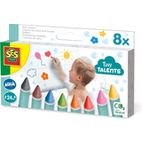 Plastic Bath Toys SES Creative 13050 Badewannen-Malstifte-8 Farben