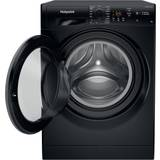 Black - Washing Machines Hotpoint NSWM845CBSUKN 8kg
