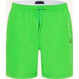 Tommy Hilfiger Swim Shorts Tommy Hilfiger Boys Light Green Logo Swim Shorts 8-10 year