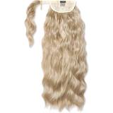 Blonde Hair Ties Lullabellz Textured Wavy Grande Lengths Wraparound Ponytail Blonde Festival