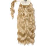 Blonde Hair Ties Lullabellz Textured Wavy Grande Lengths Wraparound Ponytail Golden Blonde Festival