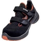 EN 166 Safety Shoes Uvex 6848 6848842 Safety work sandals S1 Shoe EU Black Pair