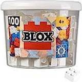 Simba Construction Kits Simba 104114113 "Blox 4-Stud White Building Blocks Set 100-Piece