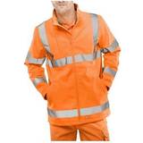 5XL Work Jackets Click SS20471ORL Hi Vis Orange Soft Shell Jacket