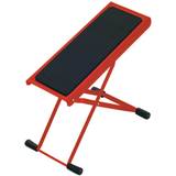 Red Stools & Benches König & Meyer M 14670.014.59 Footrest 6 Height Positions Sturdy NonSkid Rubber Foot Pad for Classical, Acoustic, Electric Guitarists Professional Grade for All Musicians German Made Red