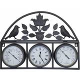 Charles Bentley Clocks Charles Bentley Shabby Chic with Thermometer Wall Clock