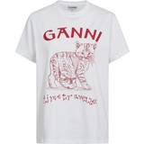Ganni Future Organic Cotton-Jersey T-Shirt