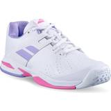 White Racket Sport Shoes Babolat Propulse All Court Shoe Kids white