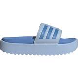 Adidas Slippers & Sandals adidas Adilette Platform Slides - Blue Dawn/Blue Fusion Met/Blue Fusion