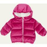 18-24M Jackets Moncler Enfant Baby velvet puffer jacket pink 18-24