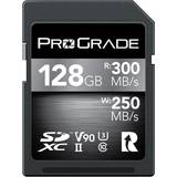 V90 Memory Cards ProGrade Digital SDXC Class 10 UHS-II U3 V90 300/250MB/s 128GB