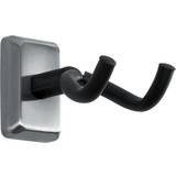 Gator Wall Mounts Gator Frameworks Acoustic/Electric Wall Hanger With Satin Chrome Mounting Plate Gfw-Gtr-Hngrsch