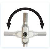 Bondhus 00010 6 chrome pro pivot wrench set - metric