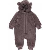 12-18M Fleece Overalls Children's Clothing Müsli Fleece Suit with Zipper - Grape (1584057700-018140901)