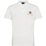Gant Sportswear Garment Tops Gant Archive Shield Piqué Polo Shirt - White