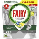 Fairy platinum dishwasher tablets Cleaning Equipment & Cleaning Agents Fairy Platinum Plus All-In-1 Dishwasher Lemon XXL 74 Tablets