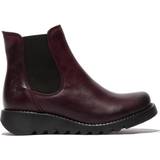 Red Chelsea Boots Fly London Salv - Wine