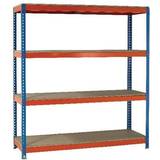VFM Shelves VFM Orange/Zinc Heavy Book Shelf