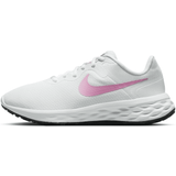 Nike revolution 4 black Nike Women's Revolution Medium/Wide Running Shoes White/Pink 5.0