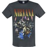 Amplified nirvana live in york unisex grey cottont-shirt