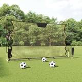 Football Training Equipment vidaXL Football Rebounder Net Black and Yellow 183x85x120 Polyester