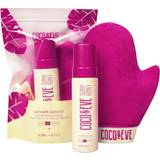 Coco & Eve Sunny Honey Ultimate Glow Kit self-tanning foam with an applicator