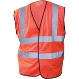 XL Work Vests Beeswift High Visibility Mesh Vest Orange HVMWORXXL