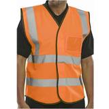 5XL Work Vests Beeswift hi-vis yellow id vest waistcoat sizes s-xxxxxl