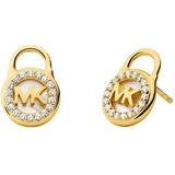 Michael Kors Lock Stud Earrings - Gold/
