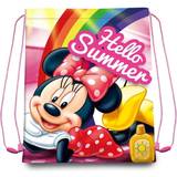 Multicoloured Gymsacks Disney Polyester minnie mouse kids bag drawstring sports swimming bag gym sack- 40x30cm
