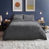 Bed Linen Silentnight Cosy Teddy Duvet Cover Grey (230x220cm)