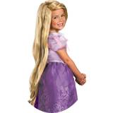Cartoons & Animation Long Wigs Fancy Dress Disguise Kid's Disney Princess Rapunzel Wig